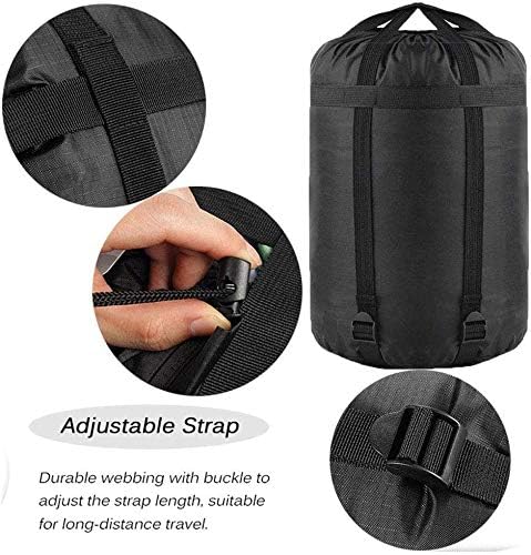 MOOCY Compression Stuff Sack, 16L/45L Sleeping Bag Cover Sack Sleeping Bags Storage Stuff Sack Organizer - Great Sleeping Bags Clothes Camping Hiking Backpacking
