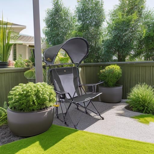 GCI Outdoor Sunshade Rocker Outdoor Rocking Chair with Canopy