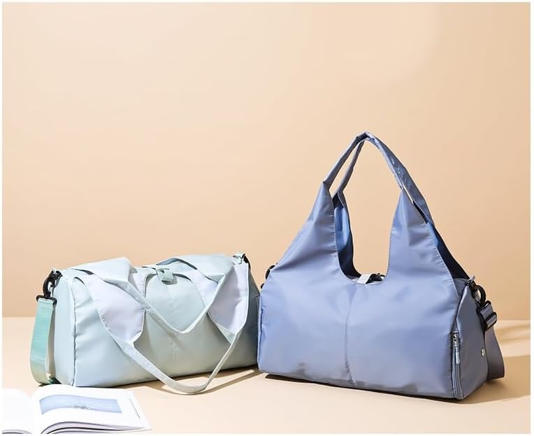 Yoga Gym Bag -Large Capacity Gym Bag with Yoga Mat Holder Water Resistant Workout Bag for Travel Workout Daily