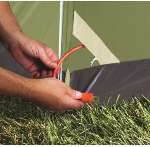 Coleman Montana 8-Person Camping Tent with Rainfly, Weatherproof Family Tent Sets Up in 15 Mins, Fits Multiple Airbeds