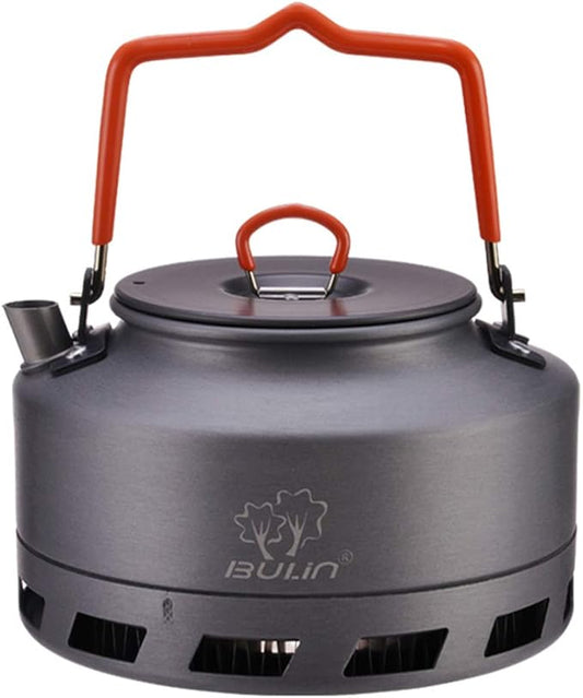 Bulin Camping Kettle 1.6L Aluminum Alloy Open Campfire Coffee Tea Pot Fast Heating Outdoor Gear Great for Boiling Water Ultralight Portable for Hiking Picnic Travel