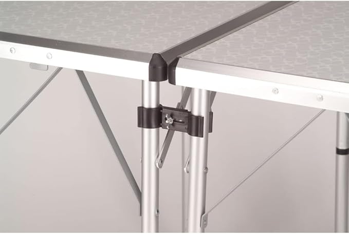 Coleman 4-in-1 Outdoor Folding Table, Lightweight Camping Table with 3 Adjustable Heights & Carry Handle, Great for Patio/Deck, Camping, Tailgating, & More