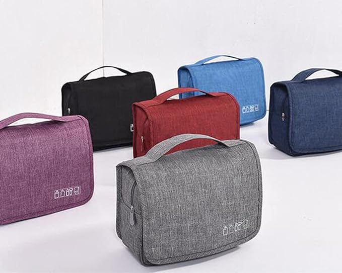 Toiletry Bag Travel Bag with Hanging Hook for Women and Men, Travel Toiletry Organizer Dopp Kit Water-resistant Makeup Cosmetic Bag Shaving Bag for Accessories, Shampoo,Full Sized Container,Toiletries