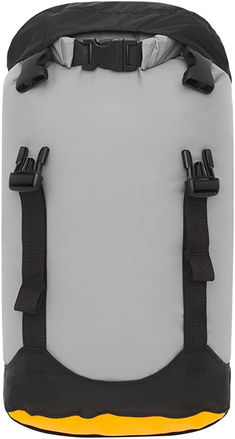 Sea to Summit eVac Compression Dry Bag, Waterproof Compression Sack, 5 Liter, High Rise Grey