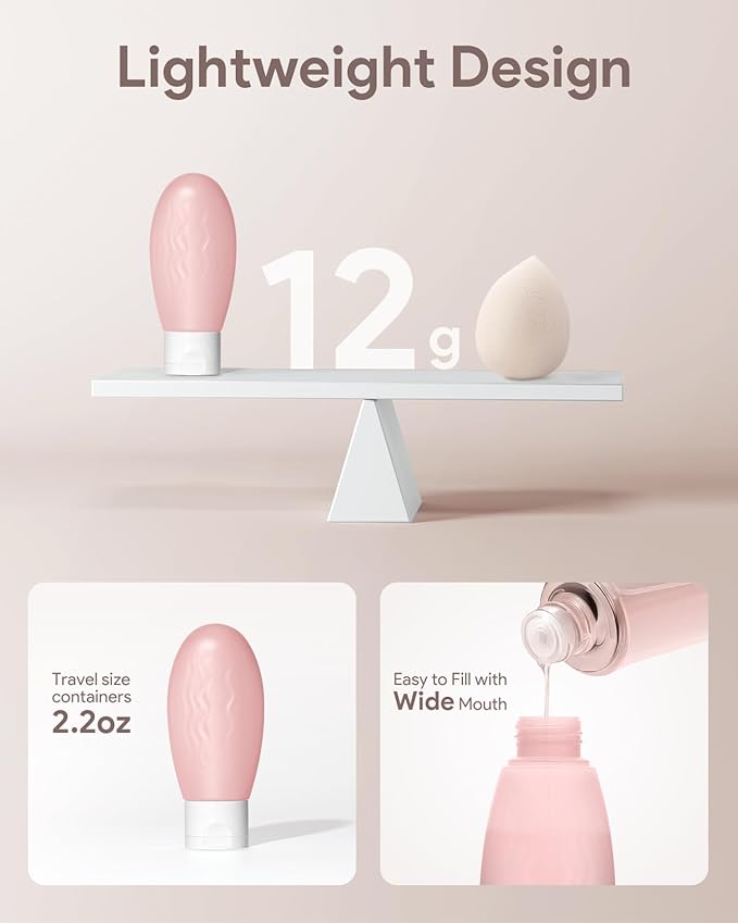 Toiletry bag for women with travel size containers set, hanging toiletry bag for full Size toiletries, Skincare, Shampoo, Makeup Cosmetic Bag Travel Organizer, Water-resistant toiletry bag