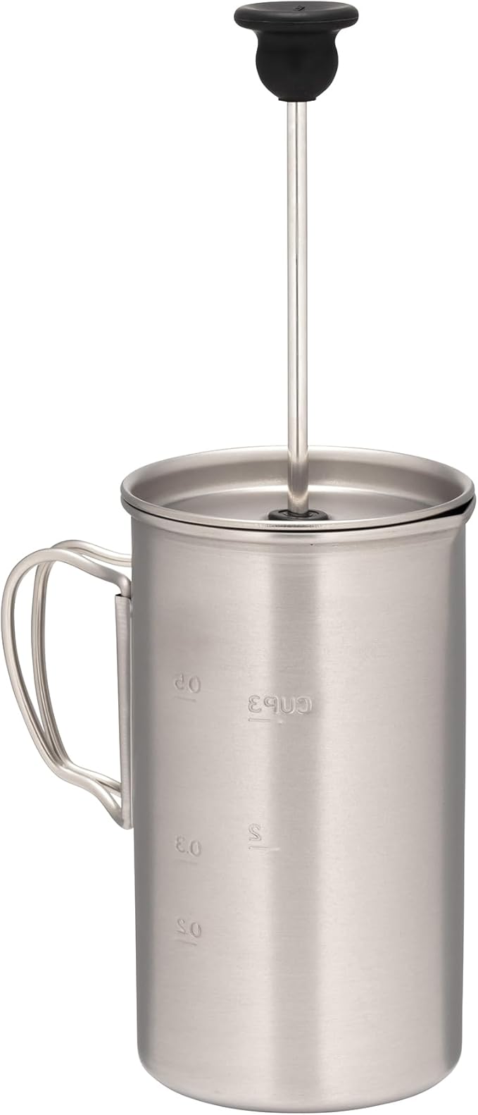 Snow Peak Titanium French Press - Ultralight Coffee Maker for Camping, Backpacking & Hiking - Camping Cookware Essential for Coffee Anywhere