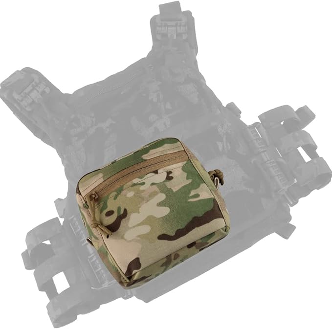 Tactical Molle Pouch Compact EDC Utility Gadget Pouch Waist Bags Sundries Storage Admin Organize Gear Gadget for Military Backpack Vest