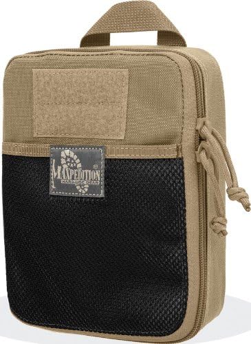 MAXPEDITION Beefy Pocket Organizer, Compact, MOLLE-Compatible, 1000D Nylon Tactical Pouch, Everyday Carry Tool and Gear Storage for Outdoor, Tactical, Survival, 0266