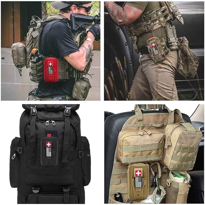 Ifak Trauma Kit, Ifak Med Trauma Kit, Molle Tactical Emergency First Aid Kit Refill Supplies Insert for Duty Belt
