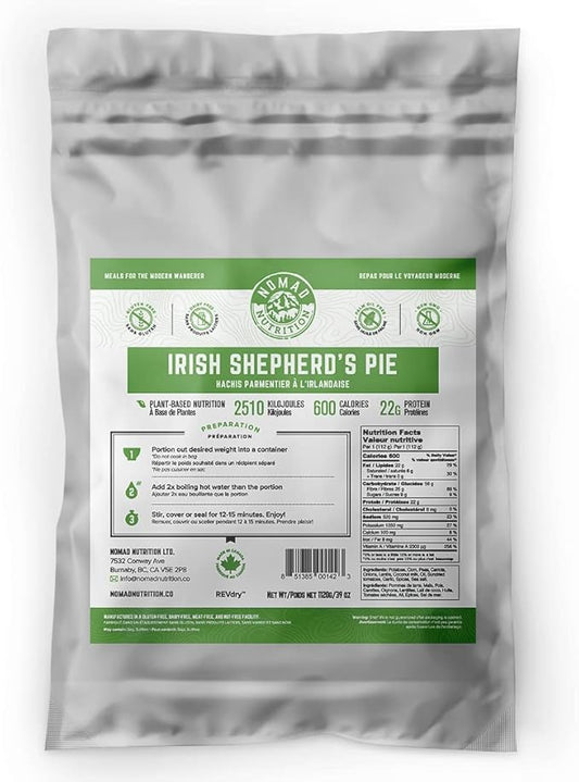 – Irish Shepherd’s Pie | High Energy, All Natural Ingredients | Gluten, Dairy & Palm Oil Free | Just Add Boiling Hot Water