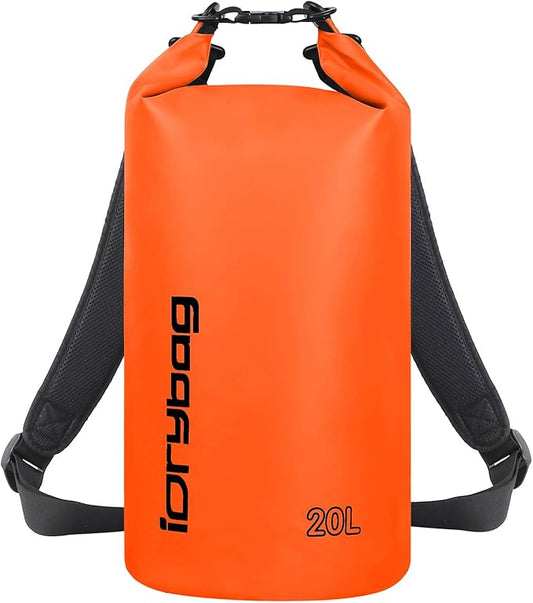 IDRYBAG Dry Bags for Kayaking Waterproof 2L/5L/10L/15L/20L, Small Dry Bag Waterproof Floating, Dry Sack Waterproof Bag for Paddleboarding Travel