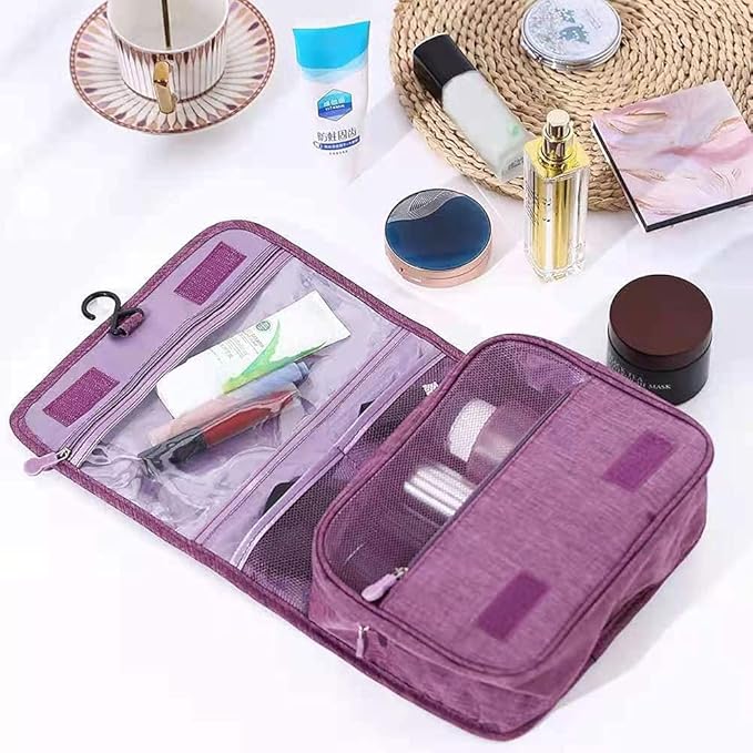 Premium Hanging Travel Toiletry Bag for Women and Men, Hygiene Bag, Travel Toiletry Bag Dopp Kit , Men Shaving Bag, Water-resistant Cosmetic Makeup Travel Organizer for Men & Women with Sturdy Hook