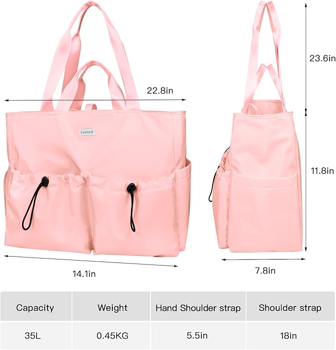 Yoga Bags for Women with Yoga Mats Bags Carrier Carryall Canvas Tote for Pilates Shoulder for Travel Office Beach Workout