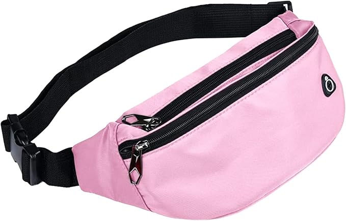 Fanny Pack for Men Women, Waterproof Sports Waist Bag Pack, Belt Bag for Travel Hiking Running