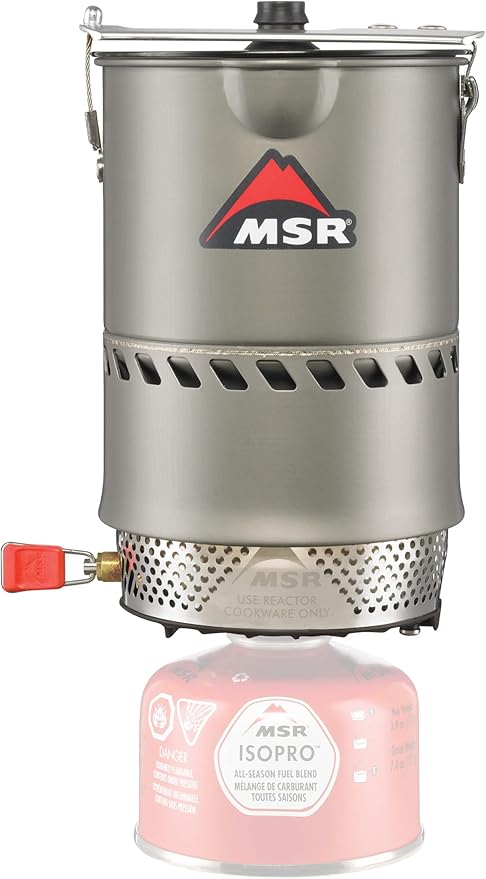 MSR Reactor Windproof Camping and Backpacking Stove System