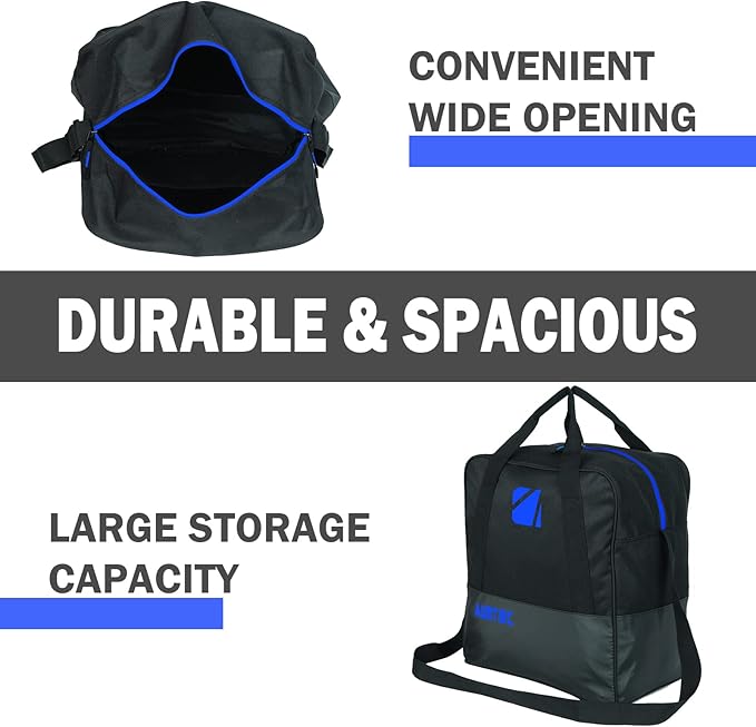 AUMTISC Ski Bag and Boot Bag Combo, Padded Ski Bags for Air Travel Flying, Adjustable Length for Skis Up to 200 cm and Boots Up to Size 13