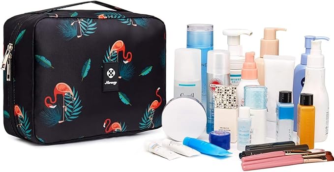 Narwey Hanging Travel Toiletry Bag Cosmetic Make up Organizer for Women and Girls Waterproof