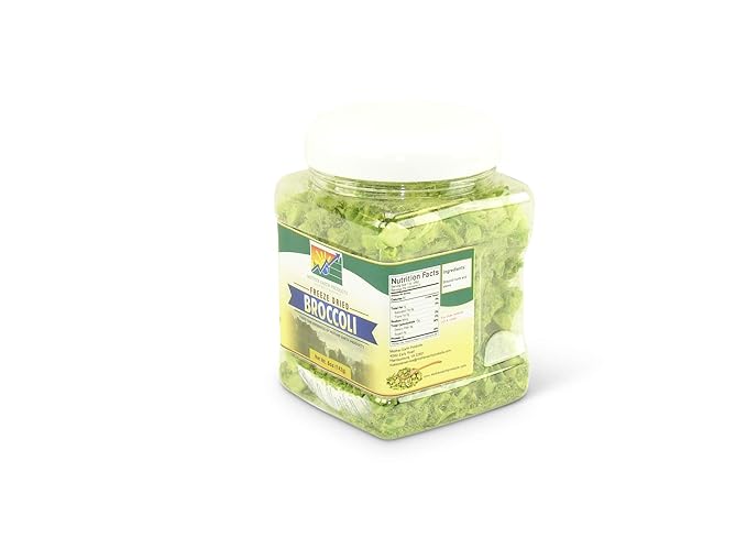 Mother Earth Products Freeze Dried Broccoli, Net Wt 3oz (85g)