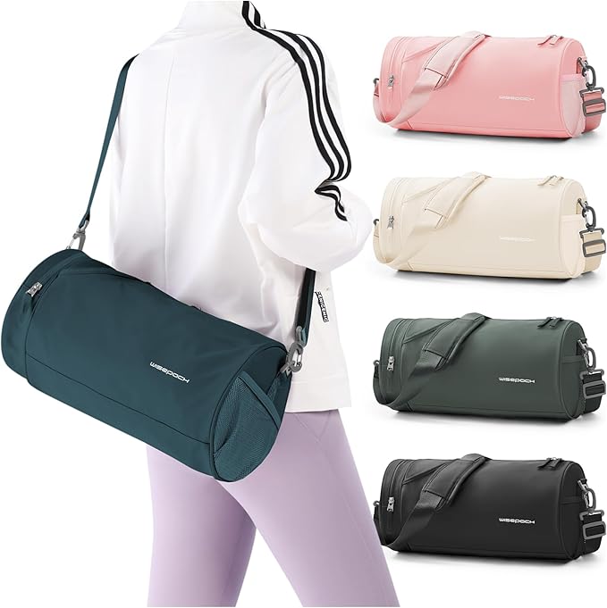 Peacock Blue Mini Duffle Bag - Waterproof Gym, Workout & Travel Bag for Women & Men