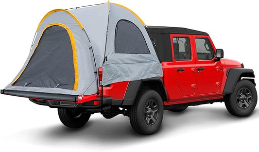 Pickup Truck Bed Camping Tent, Gladiator Truck Bed Tent with Removable Rainfly and Carrying Case, Pickup Truck Tent 5.5 Bed for 5-5.5ft Bed for Jeep Gladiator Full-Size Compact Truck Tent Bed