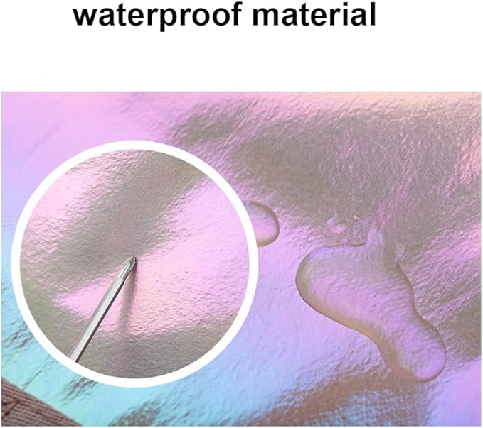 Holographic Shimmering Gym Duffle Bag with Shoes Compartment & Wet Pocket, Women Weekend Overnight Travel Bag Gymnastic Dance Bag for Girl (purple)