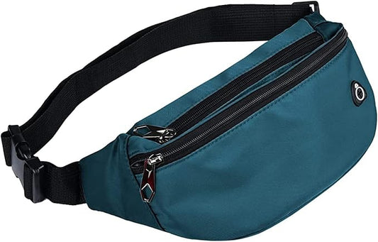 Fanny Pack for Men Women, Waterproof Sports Waist Bag Pack, Belt Bag for Travel Hiking Running