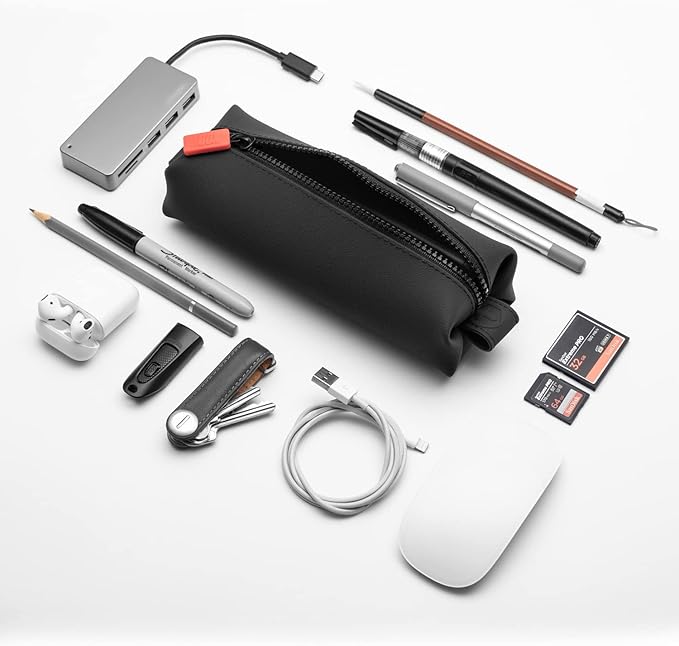 TOOLETRIES The Koby Mini Dopp Kit - Silicone Toiletry Organizer, Bathroom Travel Bag - Features Heavy-Duty Zipper, Leak Resistance, Easy to Clean - Charcoal