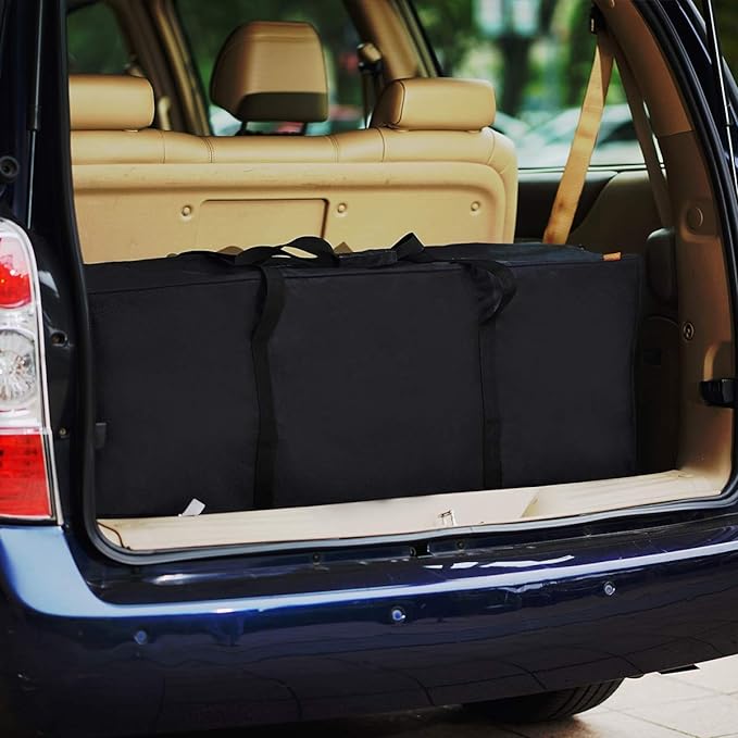 INFANZIA Duffel Travel Sports Equipment Bag, Long Luggage Bag with Upgrade Zipper Water Resistant, Extra Large Foldable Storage Bag for Camping, Tent, Tripod, Fishing(47x15x17 inch,1PCS)