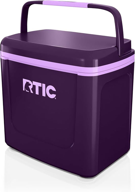RTIC 8 QT Road Trip Personal Cooler, Small, Compact, Insulated, Portable Ice Chest Box for Food, Drink, Beverage, Beach, Camping, Picnic, Fishing, Boat, 12-Can Capacity
