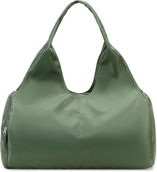 forestfish Yoga Gym Bag for Women with Shoes Compartment & Wet Dry Storage Pockets Lightweight Duffel Bag