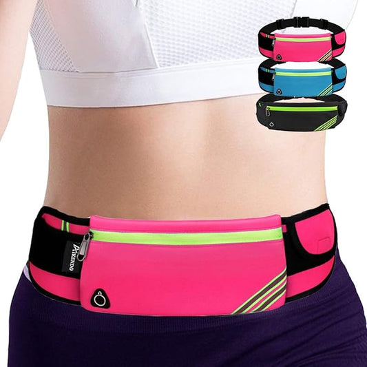 Women Fanny Pack Running Belt,Belt Bag,Water Resistant Wasit Pack Bag for Hiking Fitness,Phone Carrier,Running Gear.