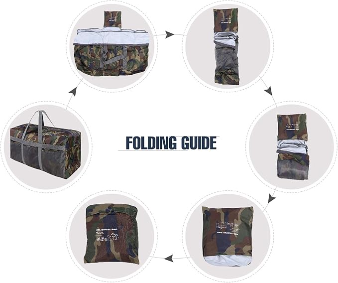 REDCAMP Foldable Travel Bag, Large Sports Bag, 75L/96L/100L, Lightweight Waterproof Tote Bag