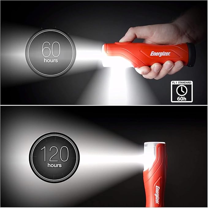 Energizer WeatherReady Floating Handheld LED Light, 100 Lumen, IPX7 Waterproof, Durable Plastic LED Flashlight, Great Waterproof Flashlight, Batteries Included