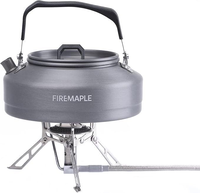 Fire Maple FMS-118 Camping and Backpacking Stove | Portable Foldable Gas Burner with pre-heat tube | Ideal for Backpacking, Hiking, Camping, Emergency use