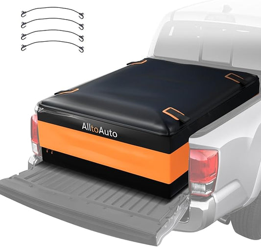 Truck Bed Cargo Bag Plus, 35 Cubic Feet (58''x48''x22''), 100% Waterproof 600D Heavy Duty, Fits Any Truck, Simple and Convenient for Installation