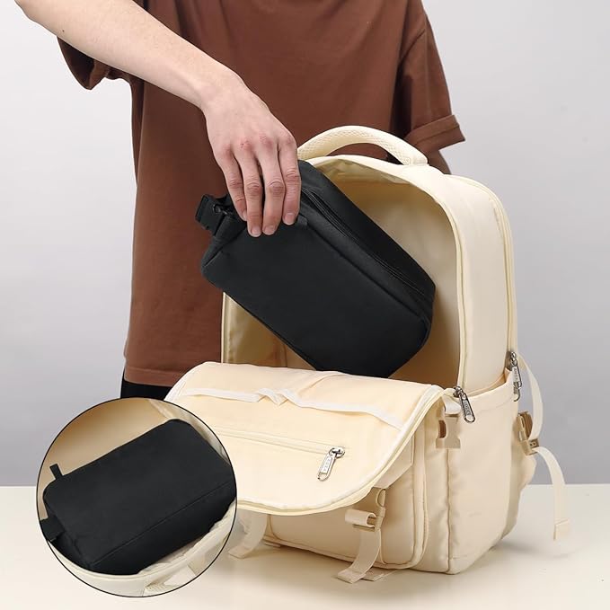 Snack Bags Mini Cooler lunch Bag Freezer Insulated Lunch Box Pouch with Buckle for Adults Work Travel,Black