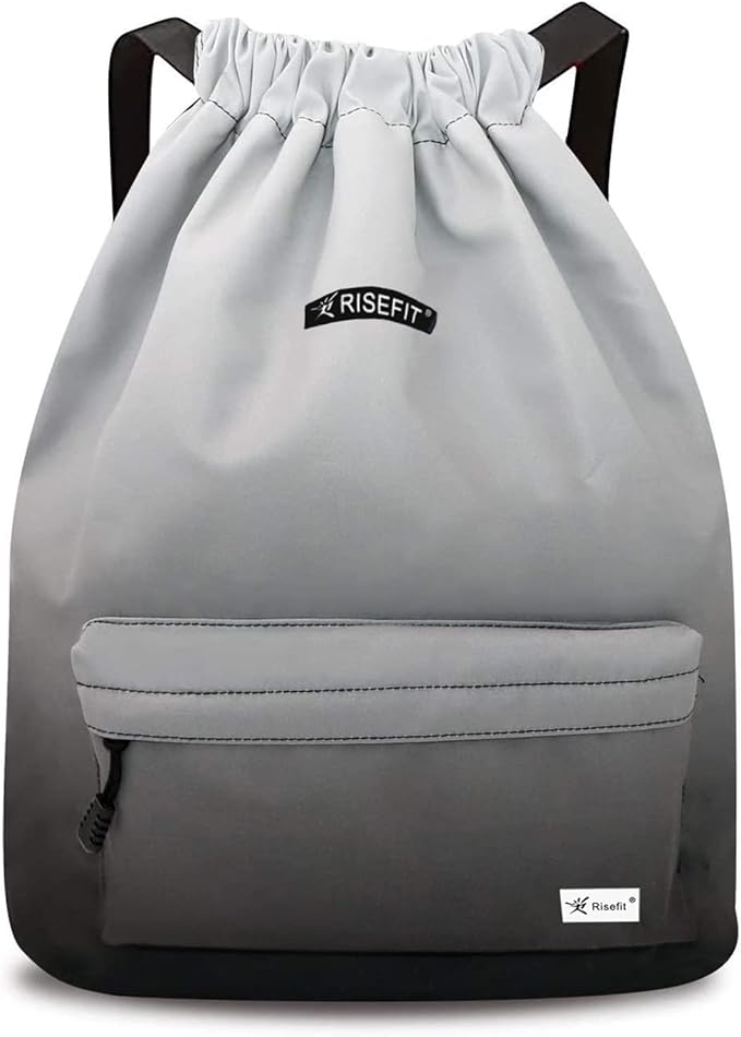 Waterproof Drawstring Bag, Gym Bag Sackpack Sports Beach Backpack for Men Women