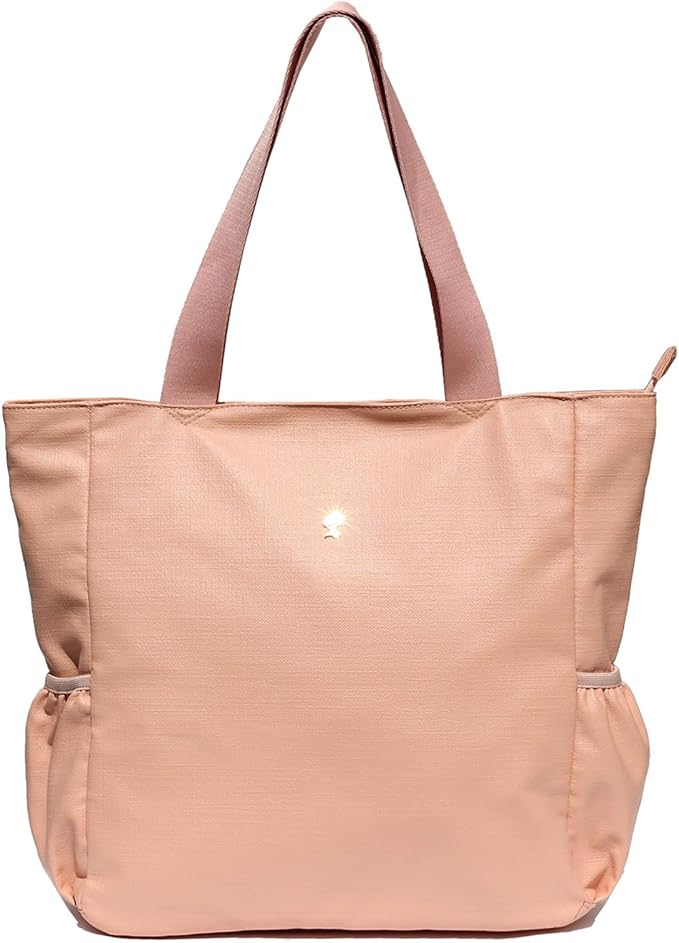 ESVAN Original Floral Water Resistant Large Tote Bag Shoulder Bag for Gym Beach Travel Daily Bags Upgraded