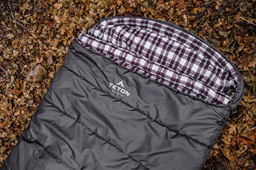Teton Celsius XXL Sleeping Bag, Cold Weather Sleeping Bags for Adults and Kids, Camping Made Easy and Warm. Compression Sack Included, 35F, 25F, 0F, 20F Degree