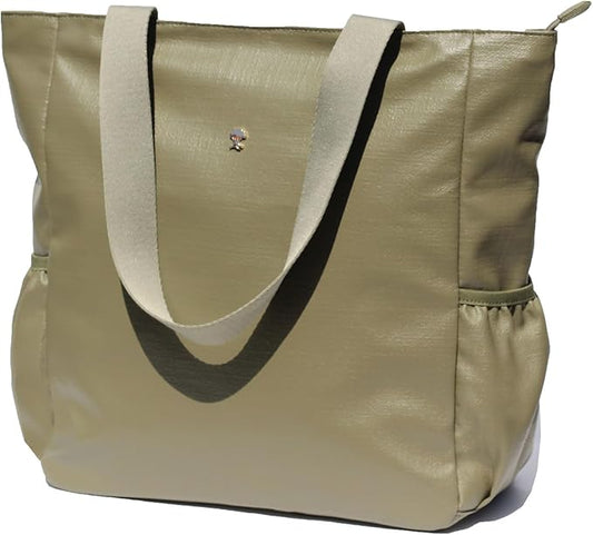 ESVAN Original Floral Water Resistant Large Tote Bag Shoulder Bag for Gym Beach Travel Daily Bags Upgraded