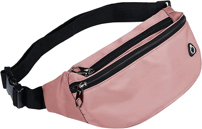Fanny Pack for Men Women, Waterproof Sports Waist Bag Pack, Belt Bag for Travel Hiking Running