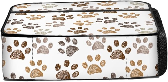 Paw Print Lunch Bag Reusable Insulated Lunch Box Keep Food Cooler Thermal Lunch Tote for Women Men