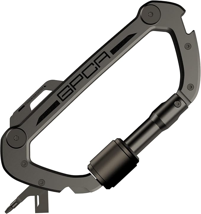 GPCA Carabiner Keychain Clip, Key Organizer, Key Ring, car Key Holder, Multi Tool EDC Gear with Bottle Opener