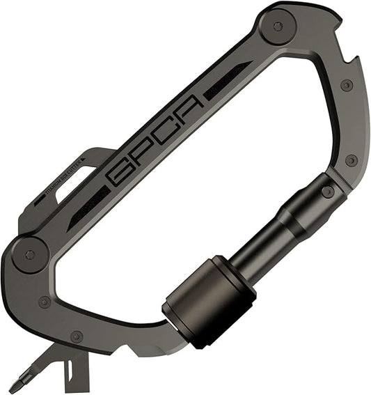 GPCA Carabiner Keychain Clip, Key Organizer, Key Ring, car Key Holder, Multi Tool EDC Gear with Bottle Opener