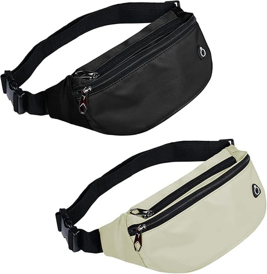Fanny Pack for Men Women, Waterproof Sports Waist Bag Pack, Belt Bag for Travel Hiking Running