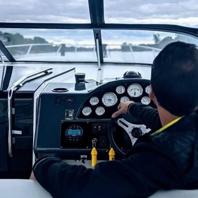 Floating Keychain (2 pack) with Waterproof Safety Container Boat Key Float - Pontoon, Fishing Accessories key holder