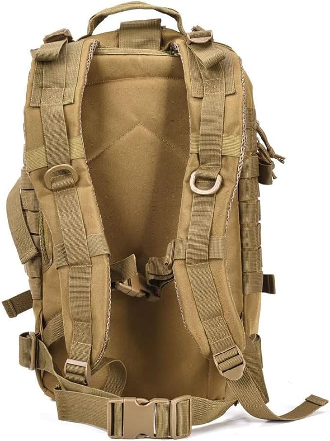 Military Tactical Assault Pack Backpack Army Molle Bug Out Bag Backpacks Small Rucksack for Outdoor Hiking Camping Trekking Hunting Brown