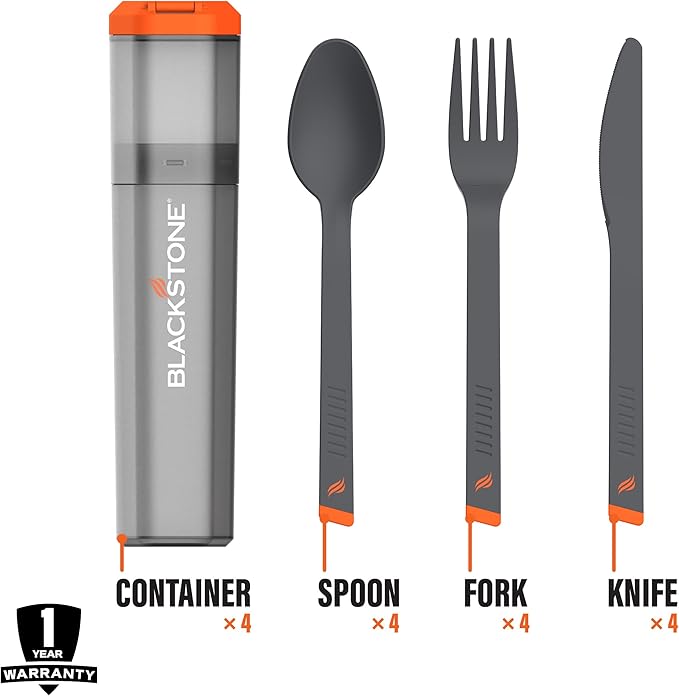 Blackstone 5763 Camping Utensils Set, 4 Pack
