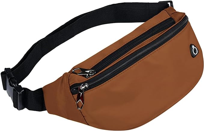 Fanny Pack for Men Women, Waterproof Sports Waist Bag Pack, Belt Bag for Travel Hiking Running