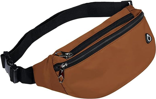 Fanny Pack for Men Women, Waterproof Sports Waist Bag Pack, Belt Bag for Travel Hiking Running